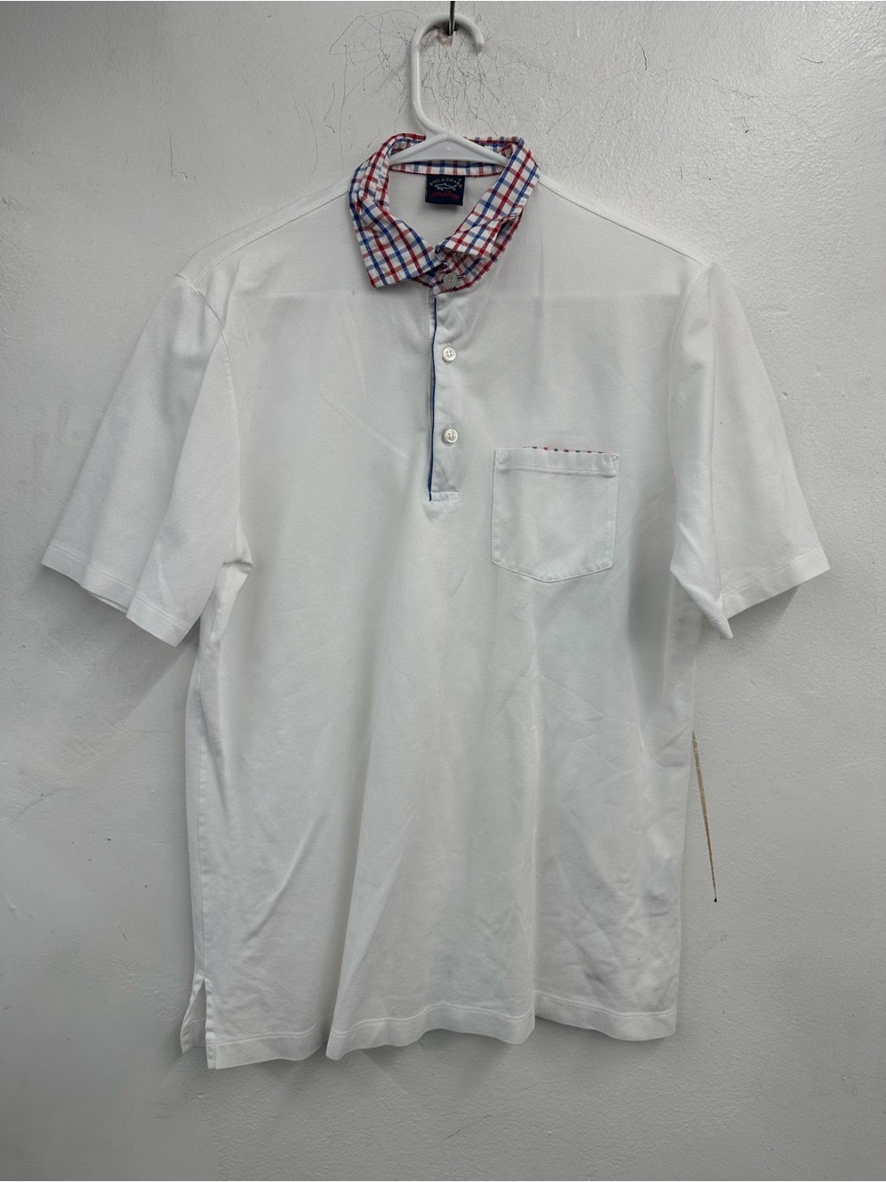 Paul & shark yachting polo t shirt button up size medium men’s made in Italy